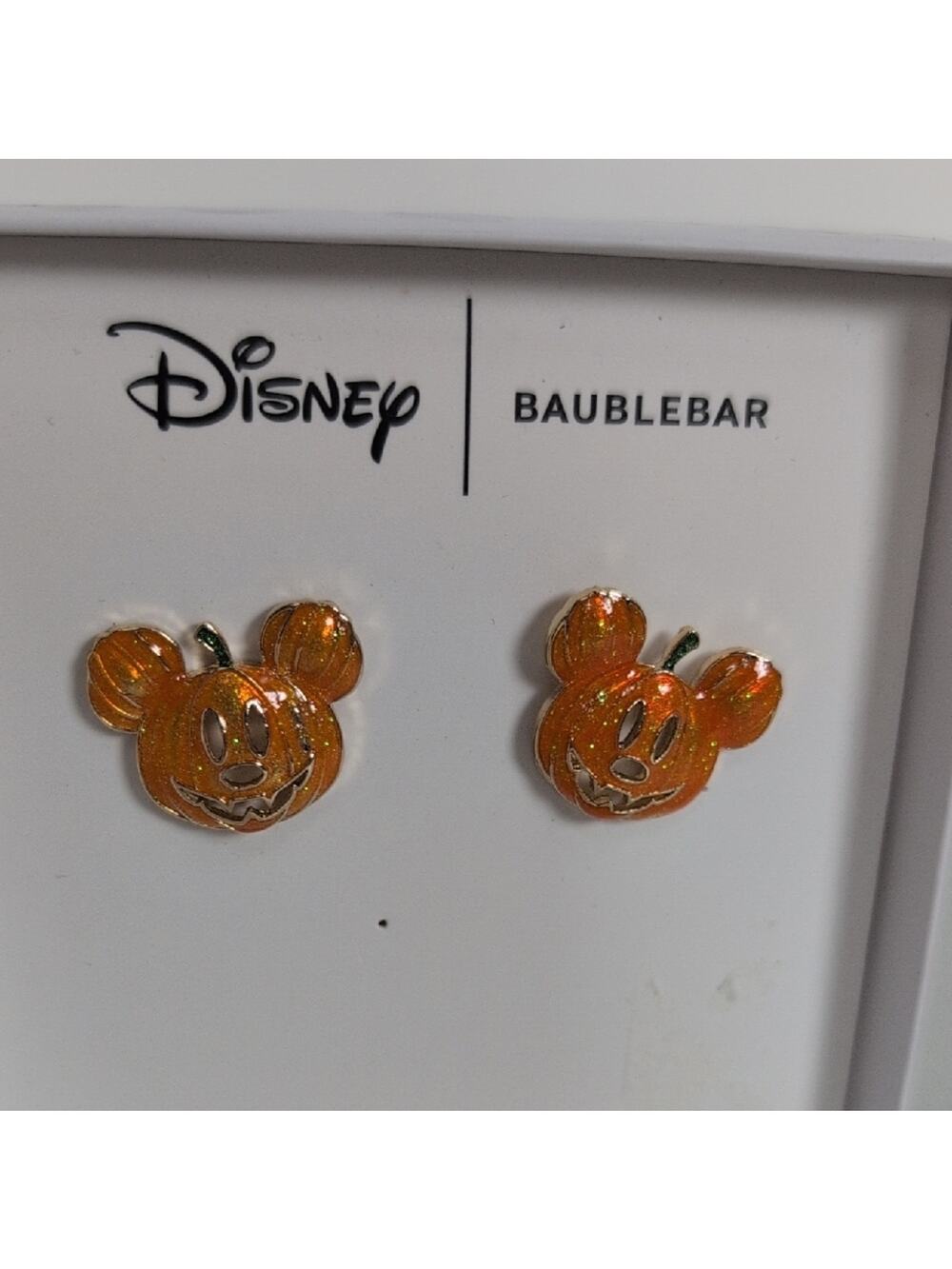 BaubleBar x Disney Mickey Mouse Pumpkin Earrings